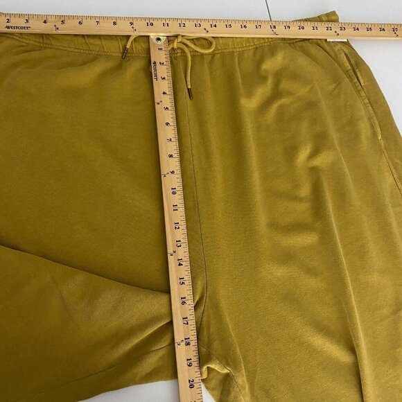 Old Navy Jogger Sweatpants Size 4X Yellow Cinch Drawstring High Rise - Picture 9 of 11